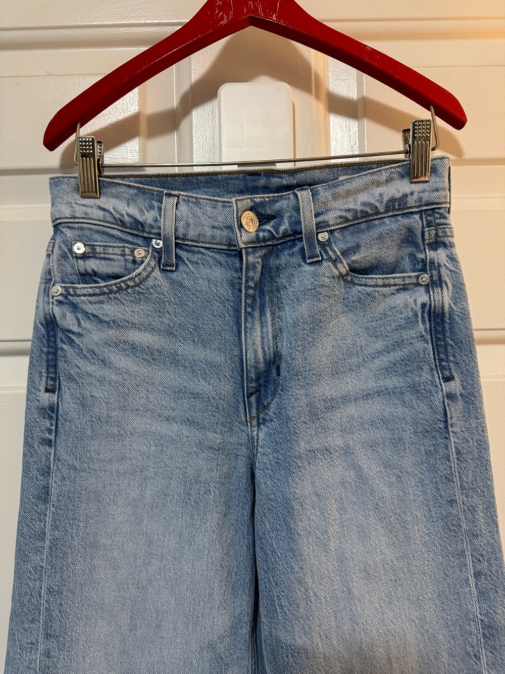AYR The Secret Sauce Straight Leg Denim Jeans Hero Baby Size 24S $265 - Picture 4 of 11